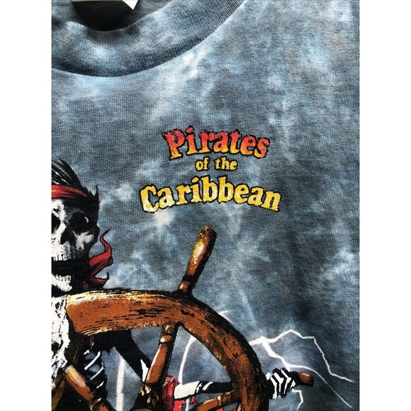Alore Boys Tee Shirt Size 10-12 Blue Pirates Of The Caribbean - Picture 2 of 13